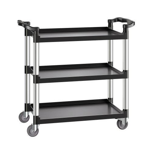 

Heavy Duty Utility Cart 500 lbs Capacity 3-tier Service Cart with Wheels