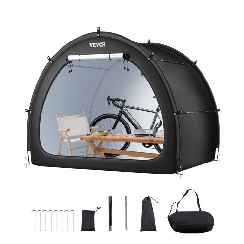 

VEVOR Outdoor Bike Storage Tent Fan-Shaped Waterproof Bike Tent for 4 to 5 Bikes