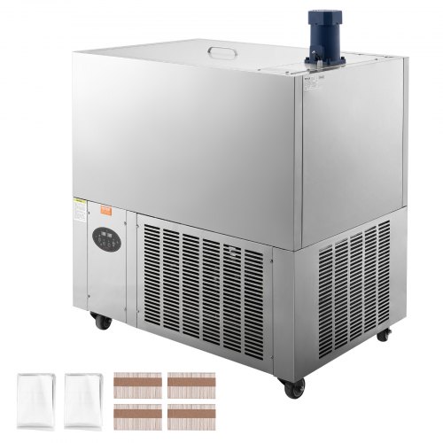 

VEVOR Commercial Popsicle Machine, 4 Mould Set - 120 PCS Ice Pops Making Machine, Stainless Steel Commercial Ice Lolly Maker, Ice Sticks Popsicle Machine for Bar, Cafes, Milktea Store (30PCS / Mould S