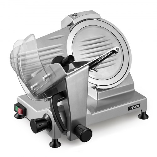 VEVOR VEVOR Commercial Meat Slicer, 240W Electric Deli Food Slicer with 250mm Carbon Steel Blade, Built-In Sharpener & 0-12mm Adjustable Thickness for Froze sold by VEVOR AU