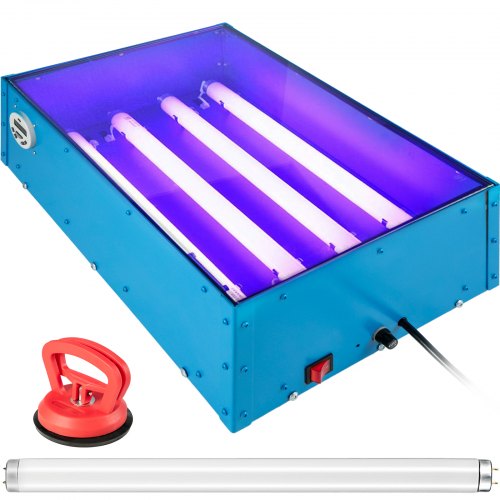 VEVOR Exposure Unit 18x12 inch UV Exposure Unit Screen Printing 60W Blue Screen Printing Equipment with Digital Countdown Timer for Pad Printing Plate Curing Screen Printing and Making Silk Screenin