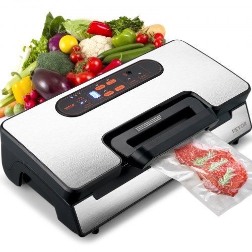 Vacuum sealers, Food Sealer Vacuum Sealer Machine with Bag Cutter and  Vacuum Bags, 80KPA Food Storage Sealing Machine, Moist & Dry Mode, NTC  Overheat Protect, Jars sealer, for Sous Vide 