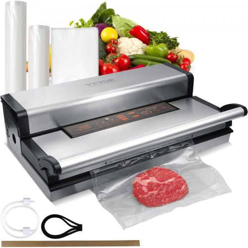  KOIOS Vacuum Sealer Machine, Automatic Food Sealer with Cutter,  Dry & Moist Modes, Compact Design Powerful Suction Air Sealing System with  10 Sealing Bags & Air Suction Hose: Home & Kitchen