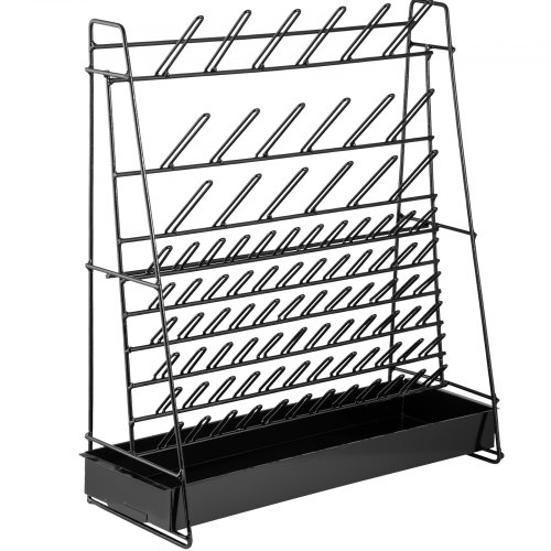 Wall Mountable & Self Standing Sturdy Glassware Drying Rack Holds 90 Lab Tools 