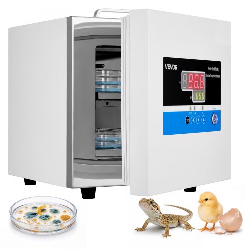 VEVOR Laboratory Incubator 1.6 Gal / 6 L Microbiological Lab Incubator, For Petri Dishes, Room Temp+41℉ to 149℉ PID Temperature Control, Compact & Portable, Digital Panel, Constant Temperature