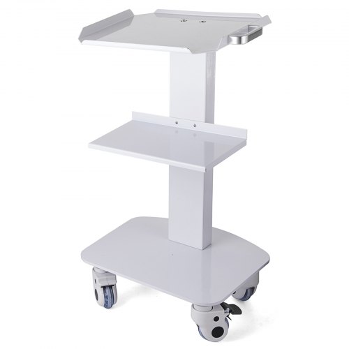 Medical Trolley Cart Dental Metal Mobile Instrument Cart For Equipment 3 Layers