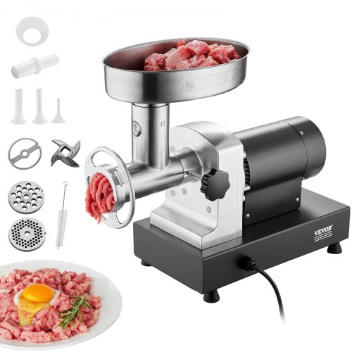 

Commercial Electric Meat Grinder 9 Lbs/Min Sausage Stuffer Maker Kitchen