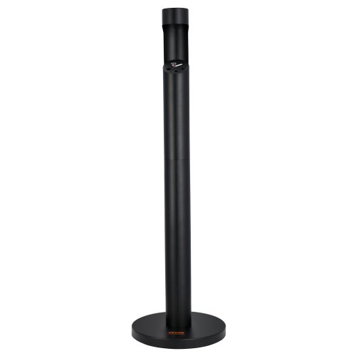 

VEVOR Cigarette Butt Receptacle Freestand Outdoor Cylinder Butt Disposal Black