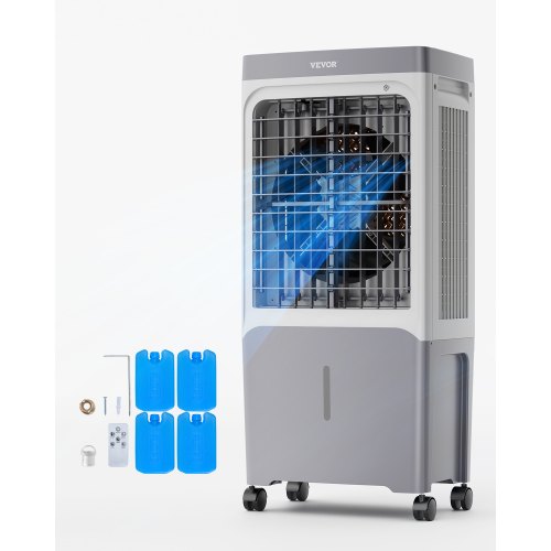 

Evaporative Air Cooler 1800 CFM with 6.8 Gal Water Tank Portable Swamp Cooler