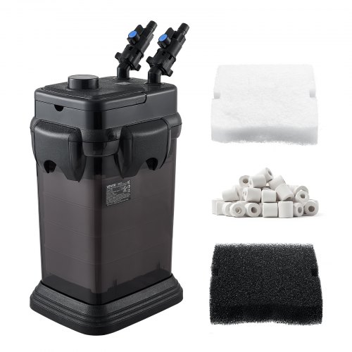 VEVOR Canister Filter 700 GPH 5-Stage External Aquarium Filter Copper Motor, for Fish Tanks, Aquariums, Adjustable Flow, Leak Protection, Powerful Water Circulation Cleaning Machine, Quite Operation