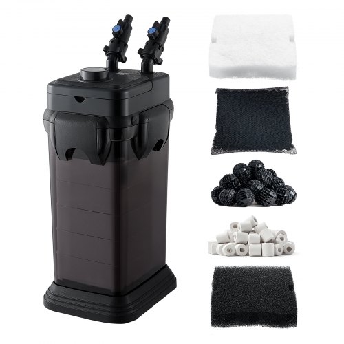 VEVOR Canister Filter 793 GPH 5-Stage External Aquarium Filter Copper Motor, for Fish Tanks, Aquariums, Adjustable Flow, Leak Protection, Powerful Water Circulation Cleaning Machine, Quite Operation