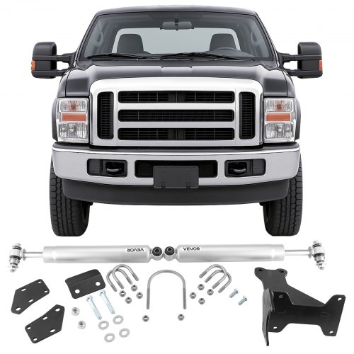 VEVOR Dual Steering Stabilizer for 2005-2024 Ford F-250/F-350 Super Duty 4WD