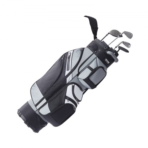 

VEVOR Golf Cart Bag with 14 Way Organizer Divider Top, 41” 13 Pockets Premium Nylon Cart Bag, Durable Golf Bags with Handles & Dust Cover & Detachable Straps for Men & Women, Black Color-Block