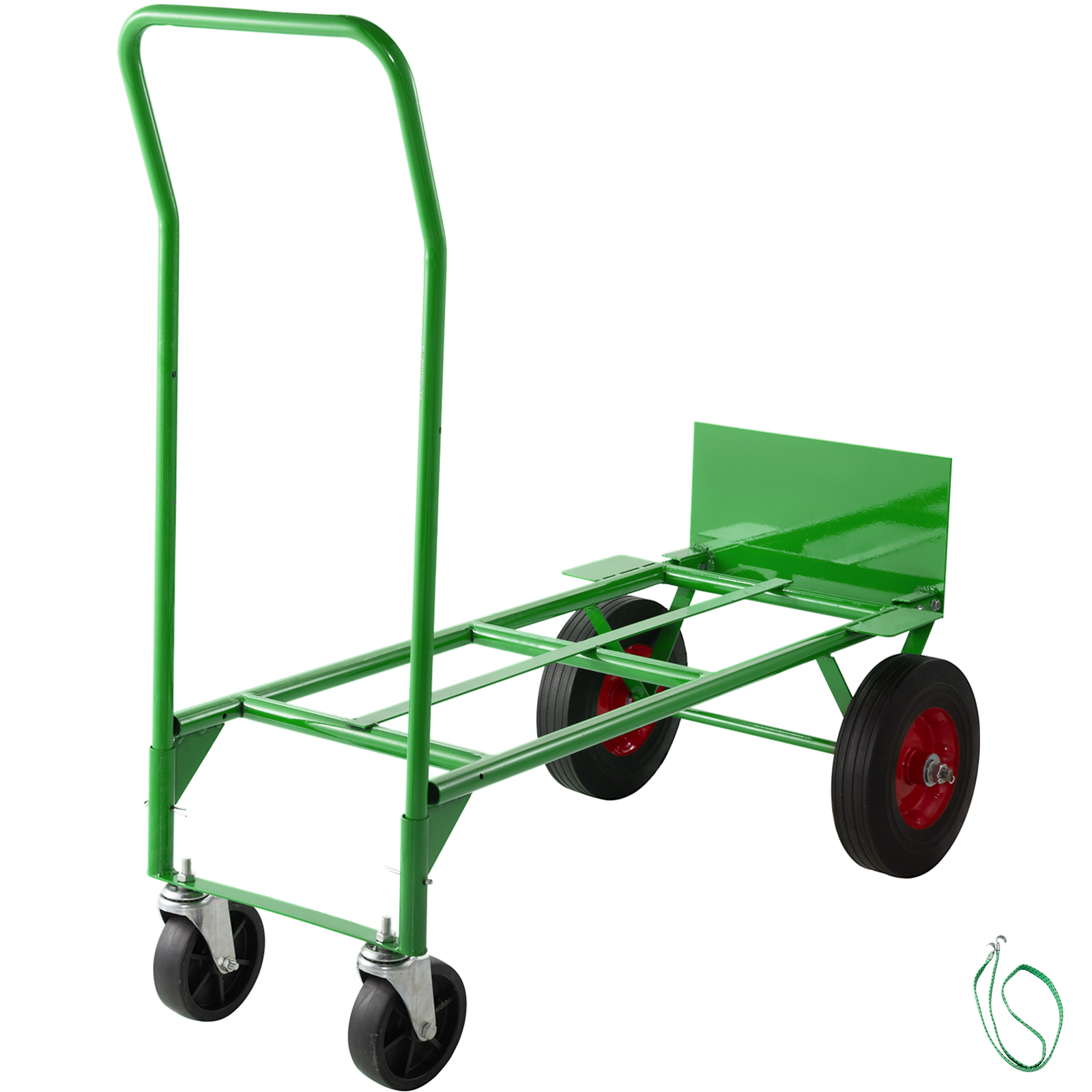 Hand Truck Convertible Dolly 200lb/300lb With 10inch Solid Wheels In Green от Vevor Many GEOs