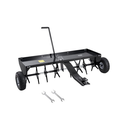 

48-Inch Tow Behind Plug Aerator with Universal Hitch Lawn Aerator Tow Behind