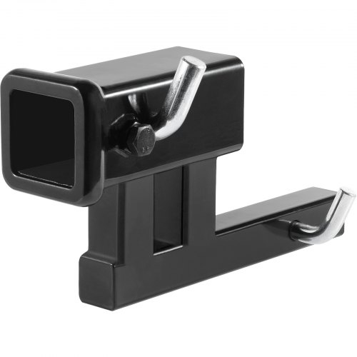 Vevor Hitch Adapter, 1-1/4" to 2" Receiver Hitch Extender Extension, Trailer Hitch Riser with 4" Rise/Drop, 6-1/2" Extension Length, 4000 lbs Towing Capacity, Hitch Pins, Bolt and Nut Included, Black
