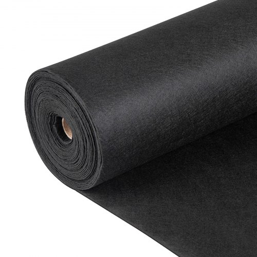 

VEVOR Garden Weed Barrier Fabric, 8 OZ Heavy Duty Landscape Fabric, 3ft x 100ft Weed Block Fabric for Garden Ground Cover, Non-Woven Fabric for Landscaping, French Drains, Underlayment, Black