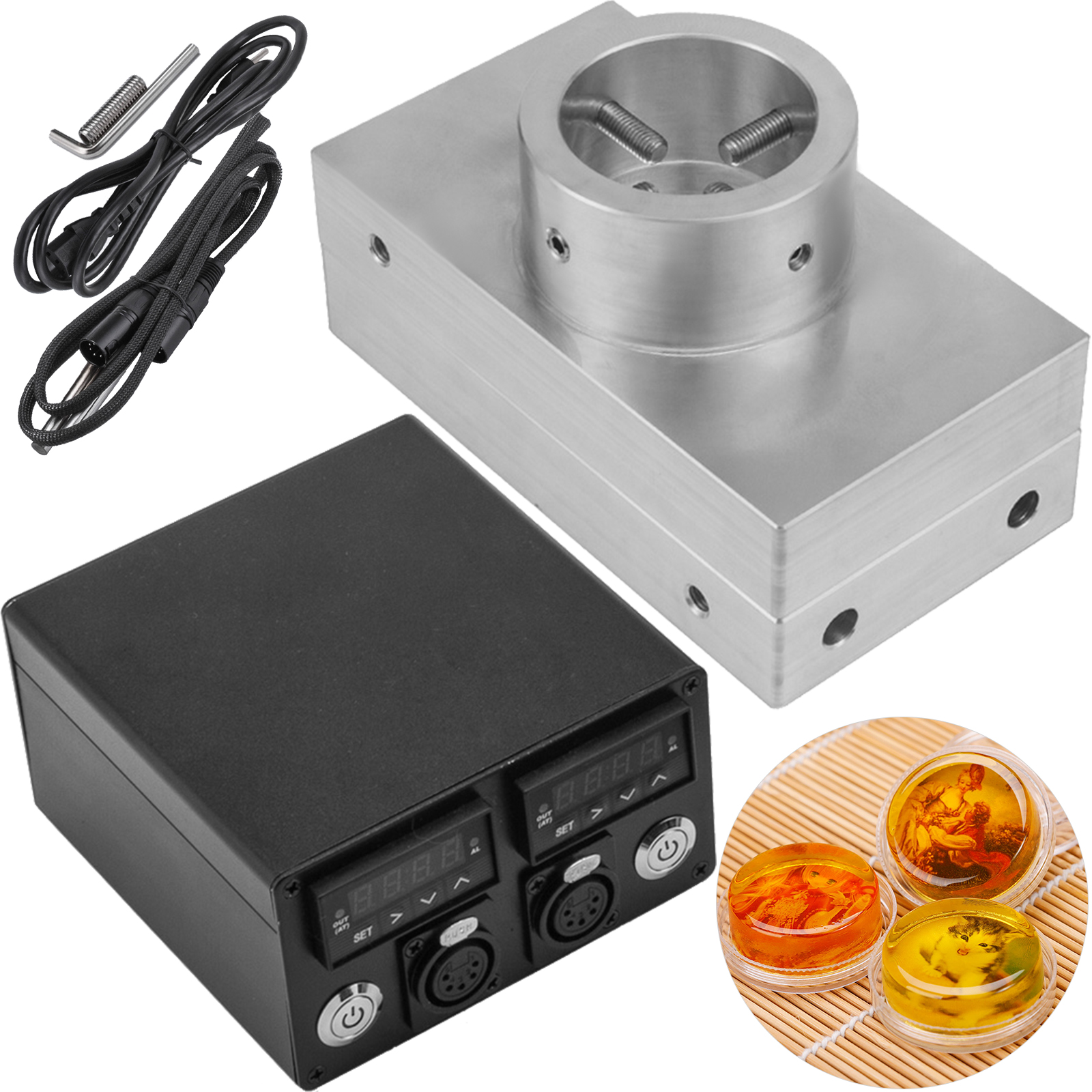 4"x7" Rosin Press Plate Kit Singler Layer Controller Dual Pid With Heating Rod от Vevor Many GEOs