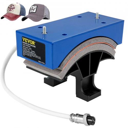 VEVOR Cap Press Pad 6x3in Hat Heat Press Attachment for Heat Press Machine 110V