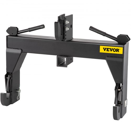 VEVOR Category 1 And 2, 3 Point Quick Hitch,  3000 LB Heavy Duty Alloy Steel Tractor Quick Hitch, No Welding Needed, 5-level Adjustable Top Hook