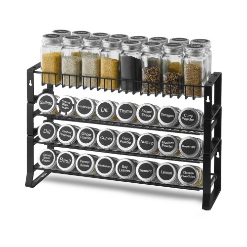 

Spice Rack Organizer for Cabinet Kitchen Countertop Seasoning Organizer 18x11 in