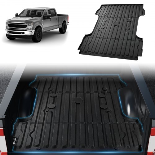 

VEVOR Truck Bed Mat Fit 2017-2024 Ford F250/F350 TPE Truck Bed Liner Accessories