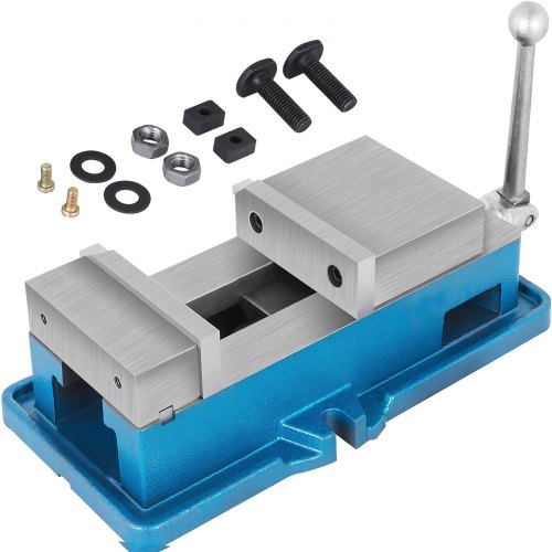 VEVOR 4 Inch ACCU Lock Down Vise Precision Milling Vise 4 Inch Jaw Width Drill Press Vise Milling Drilling Machine Bench Clamp Clamping Vice(4)