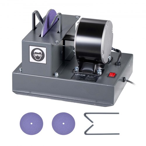 

VEVOR Lawn Mower Blade Sharpener, 1/3HP Lawnmower Blades Grinder with 7" Ceramic Grinding Wheel, 30° or 40° Blade Sharpening Machine for High Lift, Low Lift, Gator & Flat Blades