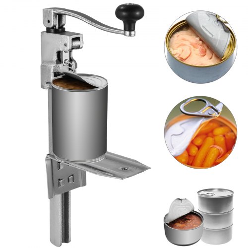 Reliable Manual Can Opener With Plated Steel Base