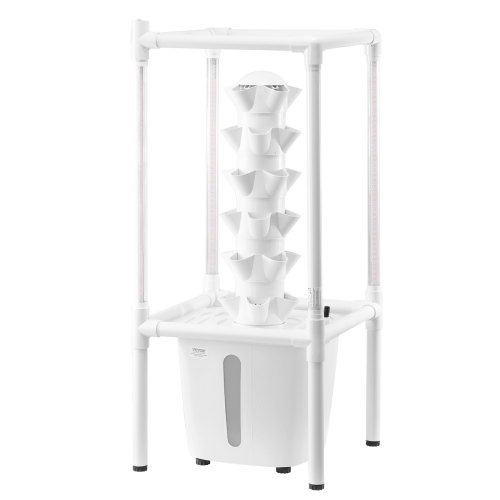 

Hydroponic Growing System with Grow Light 30 Pods Indoor Hydroponic Tower Garden