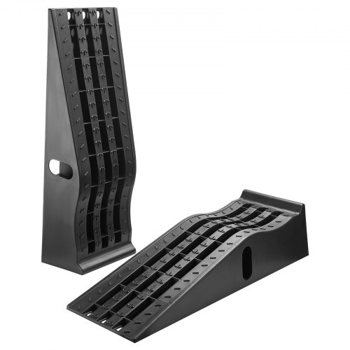 VEVOR Car Ramps, 2 PCS 13000 lbs GVW Capacity, 6.1 in Lift Height, Portable High Profile Car Service Ramps for Home Garage Maintenance and Oil Changes, Heavy Duty for Truck SUV Vehicle Repair, Black