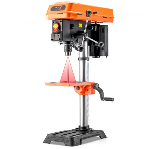 

VEVOR 10in Benchtop Drill Press Tabletop Drilling Machine 610-2800RPM Adjustable