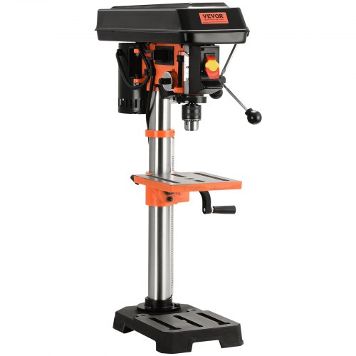 

VEVOR 10'' 5-Speed Benchtop Drill Press Cast Iron Drill Press 3.2A 610-2800RPM