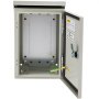 VEVOR Electrical Enclosure, 16'' x 12'' x 8'', UL Certified NEMA 4 Outdoor Enclosure, IP65 Waterproof & Dustproof Cold-Rolled Carbon Steel Hinged Junction Box for Outdoor Indoor Use, with Rain Hood