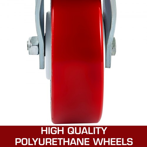 8 HEAVY DUTY Scaffolding Non Marking Polyurethane Swivel Caster Wheel Commercial 