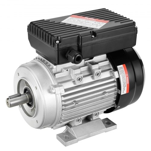 

VEVOR 0.55KW Electric Motor 1400 rpm, AC 220~240V 4.5A, 80, B34 Frame, Air Compressor Motor Single Phase, 19mm Keyed Shaft, CW/CCW Rotation for Agricultural Machinery and General Equipment
