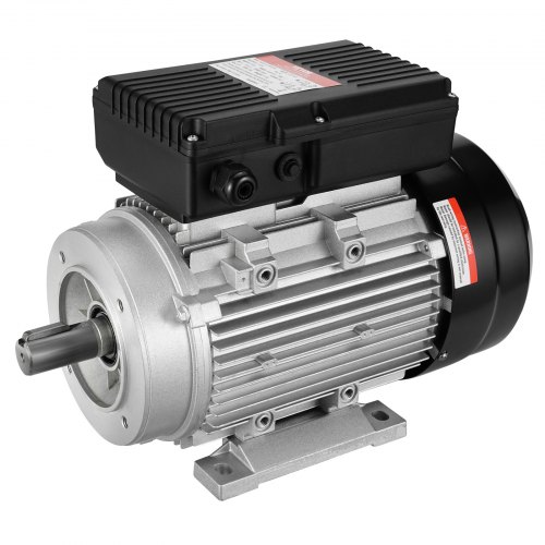 

VEVOR 1.5KW Electric Motor 1400 rpm, AC 220~240V 9.85A, 90L, B34 Frame, Air Compressor Motor Single Phase, 24mm Keyed Shaft, CW/CCW Rotation for Agricultural Machinery and General Equipment