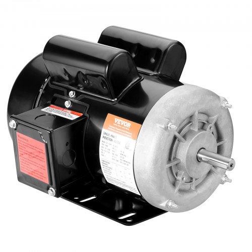 

VEVOR 1.5HP Electric Motor 3450 rpm, AC 115V/230V, 56 Frame, Air Compressor Motor Single Phase, 5/8" Keyed Shaft, CW/CCW Rotation for Agricultural Machinery and General Equipment