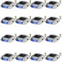 Driveway Lights, Solar Dock Lights 16-pack, Led Pathway Lights W/ Switch In Blue