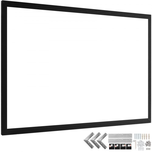 100 16:9 Fixed Frame Projector Screen Hd 4k Home Theatre 3d Great Wholesale