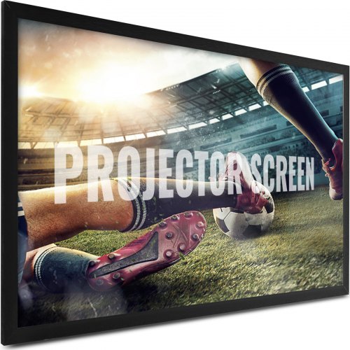 125" 16:9 Outdoorportable Foldable Wall Projector Screen Hd Theater Movies