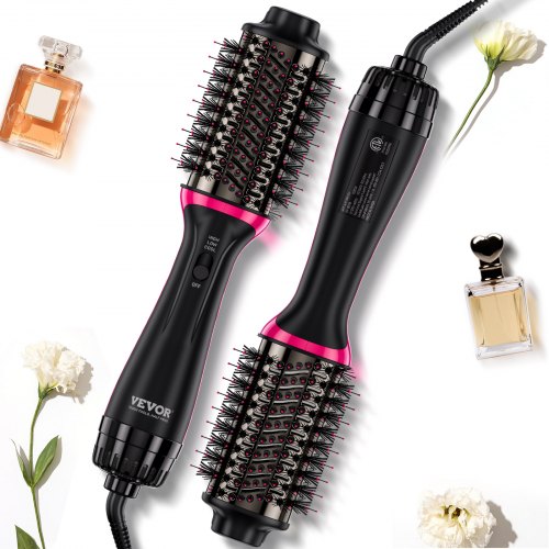 

VEVOR Hair Blow Dryer Brush Ionic Hair Styler Volumizer with 2.56" Oval Barrel