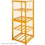 VEVOR Cylinder Storage Cabinet for Eight 50lbs Cylinders, Vertical Cylinder Storage Cage 30inch Length, 32inch Width, 72inch Height, Steel Gas Cylinder Cabinet for Storage and Protection