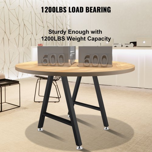 28" Industry Coffee DIY Metal Table Desk Indoor Hairpin Legs Solid Iron Set of 2 