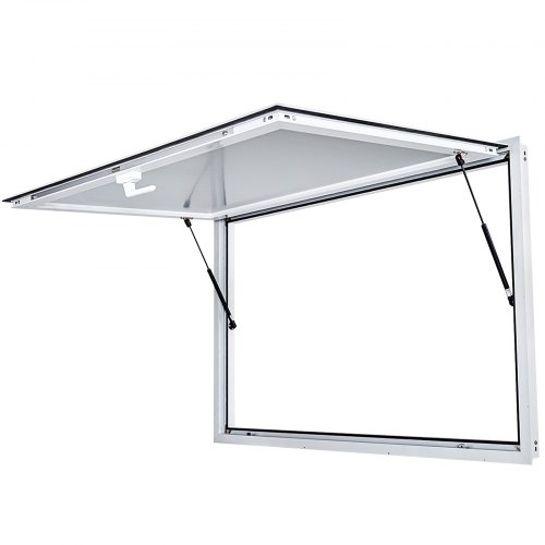 

VEVOR Concession Window 36 x 36 Inch, Concession Stand Serving Window Door with Double-Point Fork Lock, Concession Awning Door Up to 85 degrees for Food Trucks, Glass Not Included