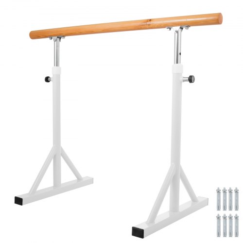 5FT Ballet Barre Single Bar Freestanding Dance Exercise Training Equipment Stand