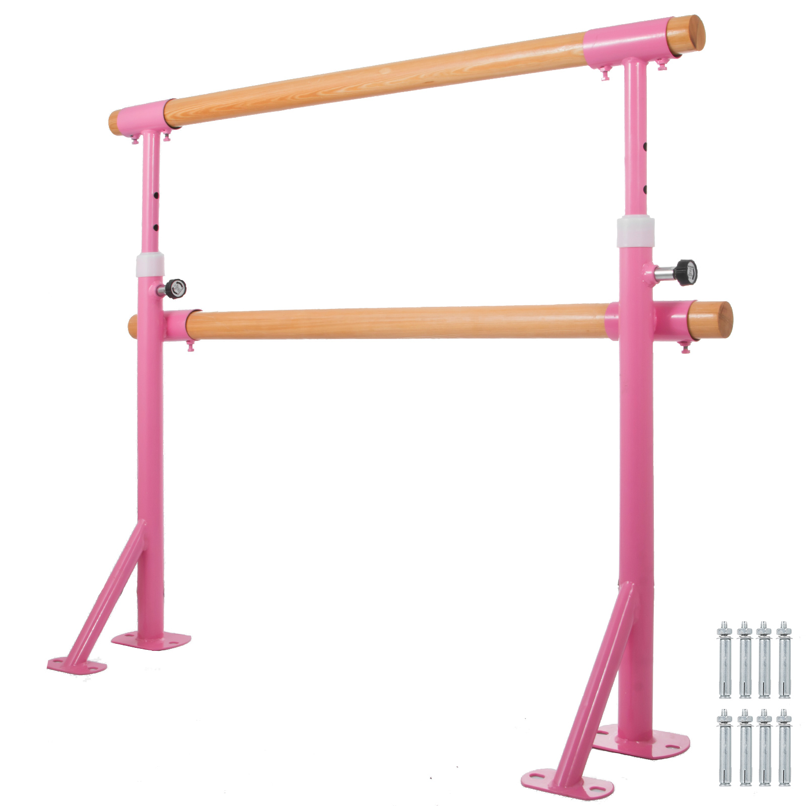5FT Ballet Barre Stretch Bar Double Pine Dancing Bar Exercise Training Equipment от Vevor Many GEOs
