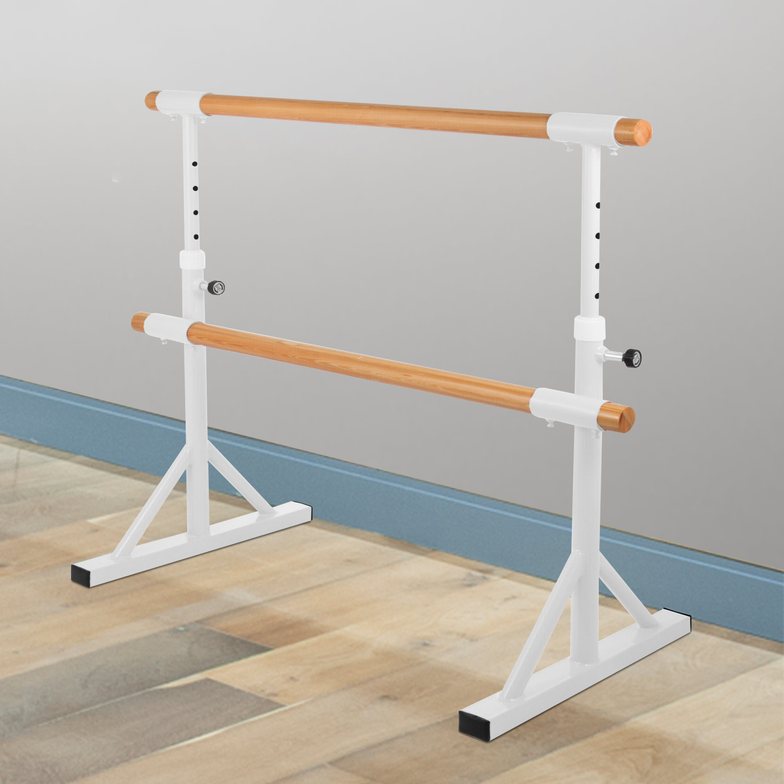 4FT Ballet Barre Portable Double Freestanding Stretch Dance Bar Adjustable Home от Vevor Many GEOs