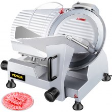 VEVOR Commercial Meat Slicer Electric Food Slicer Commercial Deli Slicer 240W Hotpot Beef Mutton Chips Cutting Machine 10 Inch Blade Heavy Duty for Meat Chopper Butcher Cutter