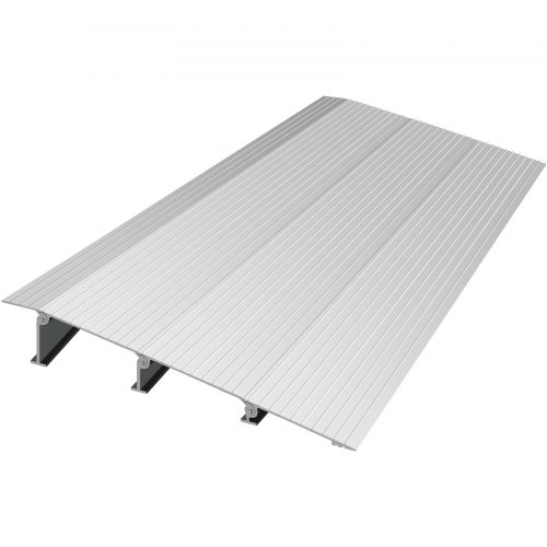 VEVOR Transitions Modular Entry Ramp, 3" Rise Door Threshold Ramp, Aluminum Threshold Ramp for Doorways Rated 800lbs Load Capacity, Adjustable Threshold Ramp for Wheelchair, Scooter, and Power Chair